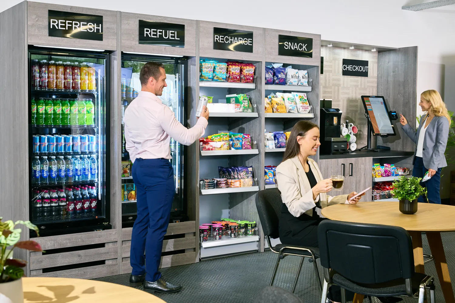 Large Micro Market Installation